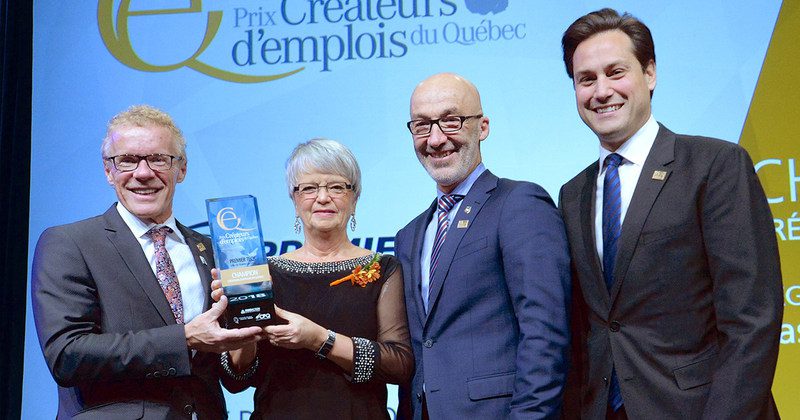 Premier Tech récompensée au Gala Prix Créateurs d’emplois du Québec 2018