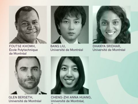 5 chercheurs de Mila, nouveaux titulaires de la chaire en IA Canada-CIFAR