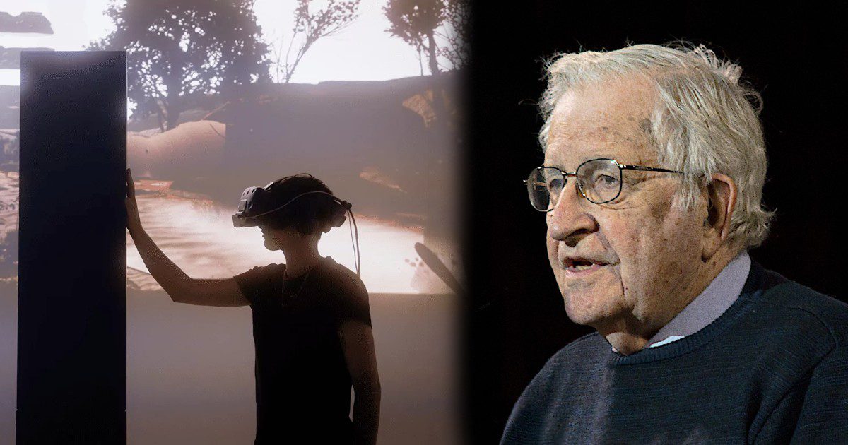 Parler à l’incarnation de Noam Chomsky grâce à l’IA et la VR