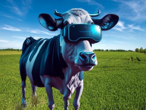 Quand les animaux testent la VR : réduire le stress des vaches grâce à la réalité virtuelle